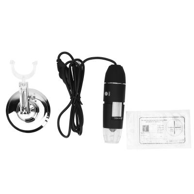 1600X Digital USB Microscope Camera with Adjustable Metal Stand for PCB Inspection Coin Jewelry Soldering Projects Compatible with PC Android