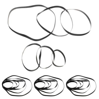 Hemobllo Replacement Cassette Belts for Tape Recorder 50pcs Square Cassette Drive Belts