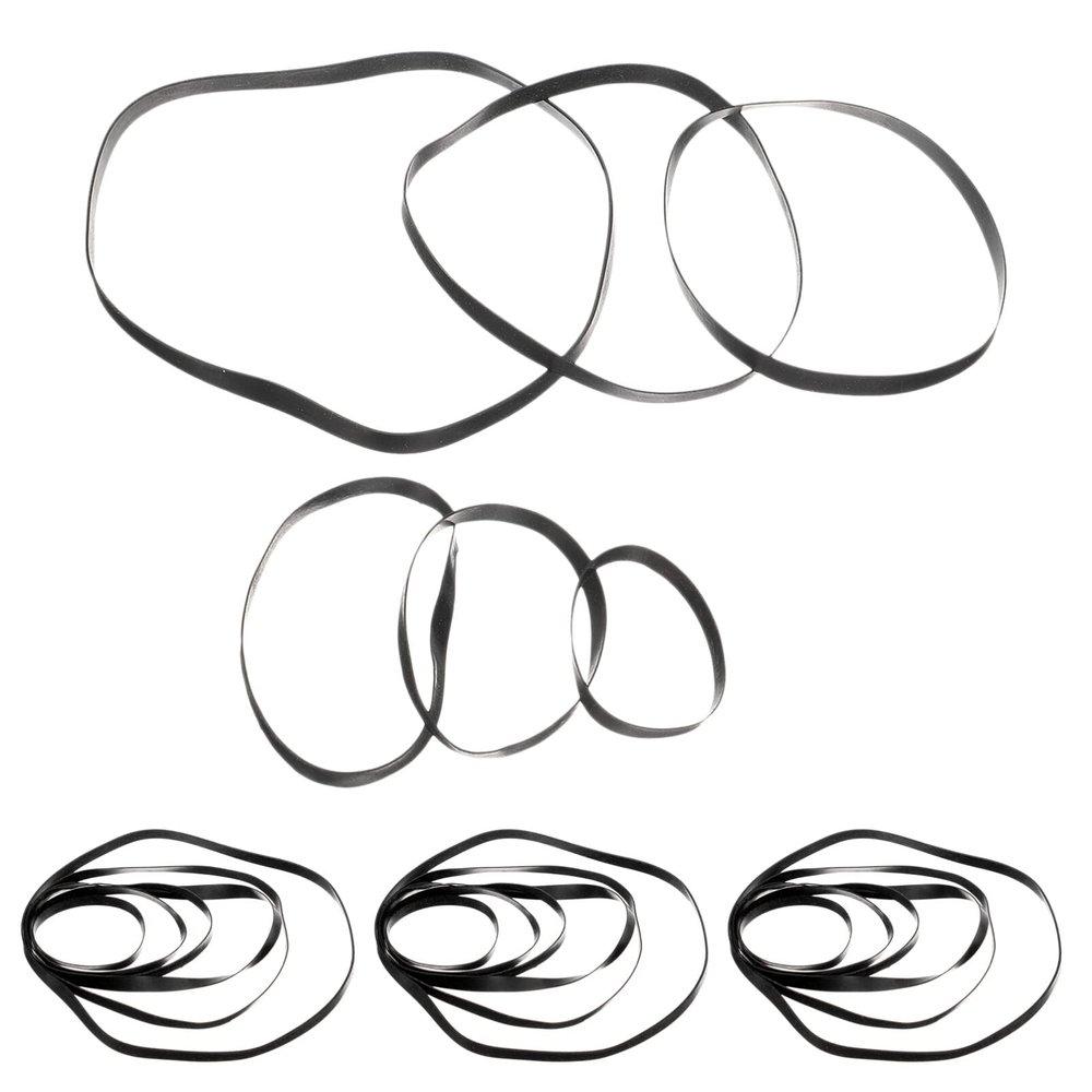Hemobllo Replacement Cassette Belts for Tape Recorder 50pcs Square Cassette Drive Belts