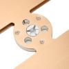 1/4 7 Inch Empty Reel, Modern Classic Sound, Aluminum Alloy 2 Hole Opening Machine Part Tape Takeup Reel for TEAC, Easy Installing Reel with Less Noise (Gold) view 4