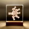 Personalized night light gifts for Dad, Daddy and Kids fist bump nightlight, Dad room decor nightlight, Fathers day gift from kids, Birthday gift for dad, Dad gifts for christmas gift/3 view 1