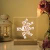 Personalized night light gifts for Dad, Daddy and Kids fist bump nightlight, Dad room decor nightlight, Fathers day gift from kids, Birthday gift for dad, Dad gifts for christmas gift/3 view 3