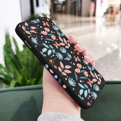 Romantic Garden Case for Samsung A54 A34 A14 A73 A53 A33 A23 A13 A03 A03S A72 A52 A52S A32 A12 A71 A51 A31 A22 A04S A04 4G 5G,Black 1,for Samsung A53 5G