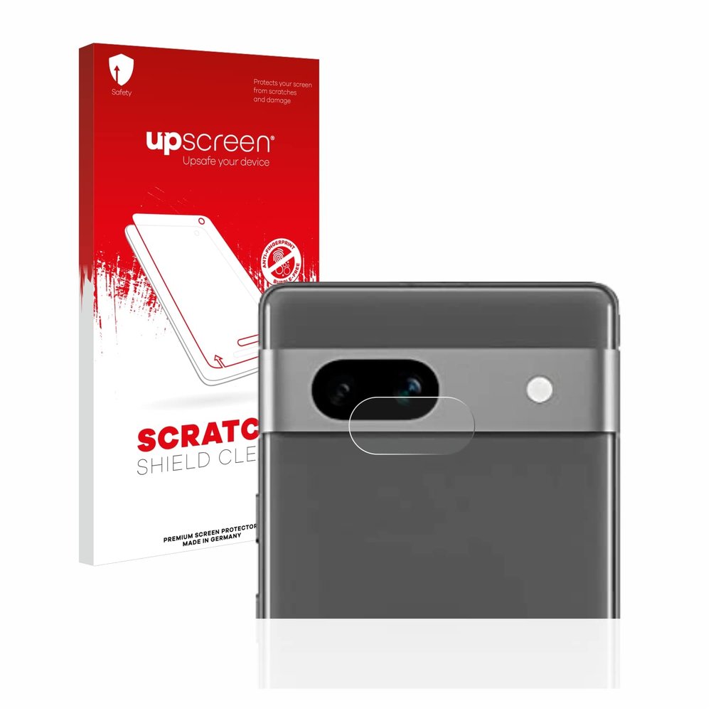 upscreen Scratch Shield Screen Protector compatible with Google Pixel 7a (ONLY Camera) - HD-Clear, Anti-Fingerprint