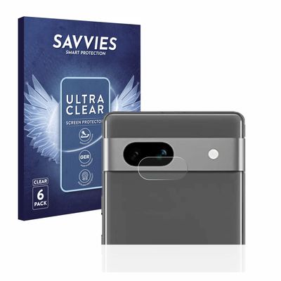 savvies Screen Protector Compatible with Google Pixel 7a (ONLY Camera) Protection Film Clear 6-Pack