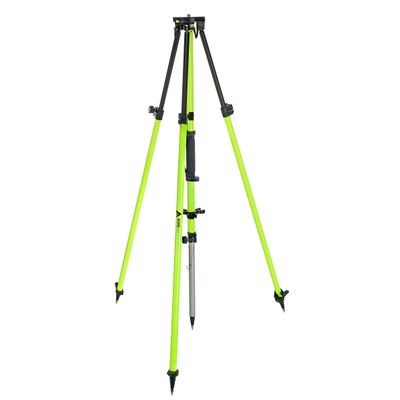 AdirPro GPS Antenna Tripod with Center Staff Durable Aluminum Collapsible GPS Tripod, GPS Pole, Rover Rod  Twist Lock  Includes Hand Strap, Compass & Level Vial