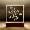 Personalized night light gifts for Dad, Daddy and Kids fist bump nightlight, Daddy gift, Dad room decor nightlight, custom Fathers day gift from kids, Birthday gift for dad, Father day decor gift/4 view 1