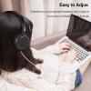 Qiilu Headphones Over Ear Plug in Headphones Over Ear Foldable Cfor OMPact Wired Headset Stereo HiFi Music Headphone view 2