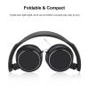Qiilu Headphones Over Ear Plug in Headphones Over Ear Foldable Cfor OMPact Wired Headset Stereo HiFi Music Headphone view 3