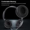 Qiilu Headphones Over Ear Plug in Headphones Over Ear Foldable Cfor OMPact Wired Headset Stereo HiFi Music Headphone view 4