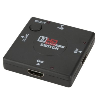 Mini Three HD Input Square Box HD Switcher Data Transfer Speed10.2G HD Switcher