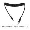 3.5mm F2 Camera Remote Control Shutter Release Cable Cord, Compatible with GFX XPRO XE XA XM XQ X Series Flash Connection Cord, 3.3ft view 4