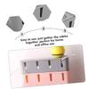 1pc Power Strip Board Storage Box Cable Storage System Wire Hider for Desk Office Tables for Home Dsl Cable Concealer Container Plug Outlet Home Supplies Plastic Organizer Retainer view 3