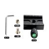 DAGIJIRD Metal Alloy Adapter Plate Square Clamp +Quick Release Plate with 1/4" Screw for Arca-Swiss Tripod Ball Head view 3