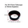 2pcs/Set Rubber Eyepiece Cover Guards Eye Cup for Biological Stereo Microscope Telescope Monocular Binoculars (Color : 3) view 2