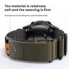 ANCOOL for Fenix 7 Band/Fenix 6 Pro band/Fenix 5 Watch Band 22mm Nylon Watch Band Replacement for Fenix 7 Pro/Forerunner 965/955/945(Black/Army Green) view 2