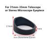 2pcs/Set Rubber Eyepiece Cover Guards Eye Cup for Biological Stereo Microscope Telescope Monocular Binoculars (Color : 5) view 2