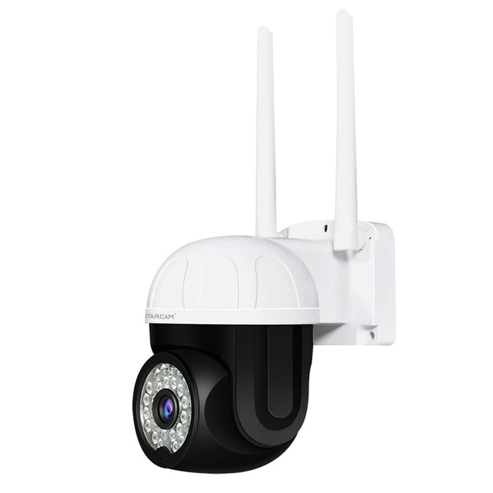3MP Security Camera Outdoor,3.6mm WiFi Home Security System Smart Floodlight Alarm,Pan 355Tilt 90 Motion Detection Smoke Sensor auto Tracking 2-Way Audio Full Color Night Vision IP Camera