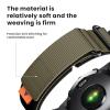 ANCOOL for Fenix 7X Watch Band/Fenix 3/6X/5X Watch Band 26mm Nylon Watch Band for Fenix 6X Pro/Tactix 7/Epix Pro 51mm(Black/Army Green) view 2