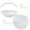 Cabilock 1.5 Gallon Plastic Sealed Bucket with Lid and Handle Food Grade Household Storage Pail for Paint Pet Food Water and More view 4