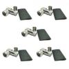 WORLDPEAK 5pcs Connector N Male Right Angle Plug Crimp Solderless Waterproof (EZ) Connectors for KMR600 Coaxial Cable view 1