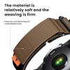 ANCOOL for Fenix 7X Watch Band/Fenix 3/6X/5X Watch Band 26mm Nylon Watch Band for Fenix 6X Pro/Tactix 7/Epix Pro 51mm(Black/Khaki) view 2