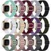 Adorve Compatible with Fitbit Versa 3/4 Bands, Sense/Sense 2 Bands for Women & Men, Adjustable Stretchy Sport Soft Nylon Solo Loop Replacement Straps