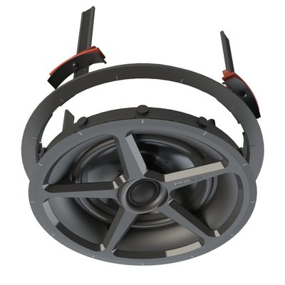 Adept IC62 6.5" Ceiling Speakers, 85 Watts, 1 Pair (Round White Grill)