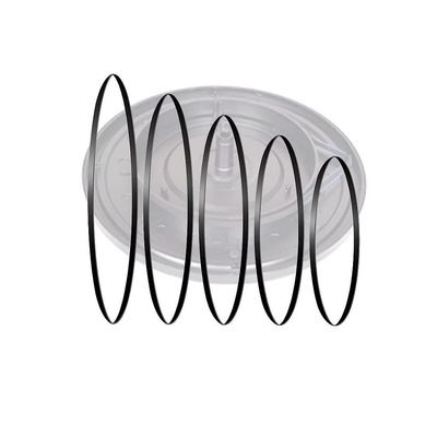 5 pcs New Turntable Belt Replacement Different Specifications Machine Recorder Rubber Belt for Most Belt-Driven Turntables Drive Belt for Phono Tape CD, 5 Sizes
