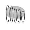 5 pcs New Turntable Belt Replacement Different Specifications Machine Recorder Rubber Belt for Most Belt-Driven Turntables Drive Belt for Phono Tape CD, 5 Sizes view 1