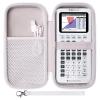 LTGEM Case Compatible with Texas Instruments TI-84 Plus CE/TI-84 Plus/TI-Nspire CX II CAS/TI-Nspire CX II/TI-83 Plus/TI-30XIIS/TI-30XS/TI-30Xa/TI-34/TI-36X Pro Graphing Calculator, White(Case Only) view 1