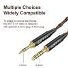 ARTTI A1 Upgraded 4 Core Monocrystalline Copper Detachable Earphone Cable, IEM Cable in-Ear Headphone Audio Cable (2pin-0.78mm, 3.5mm) view 4