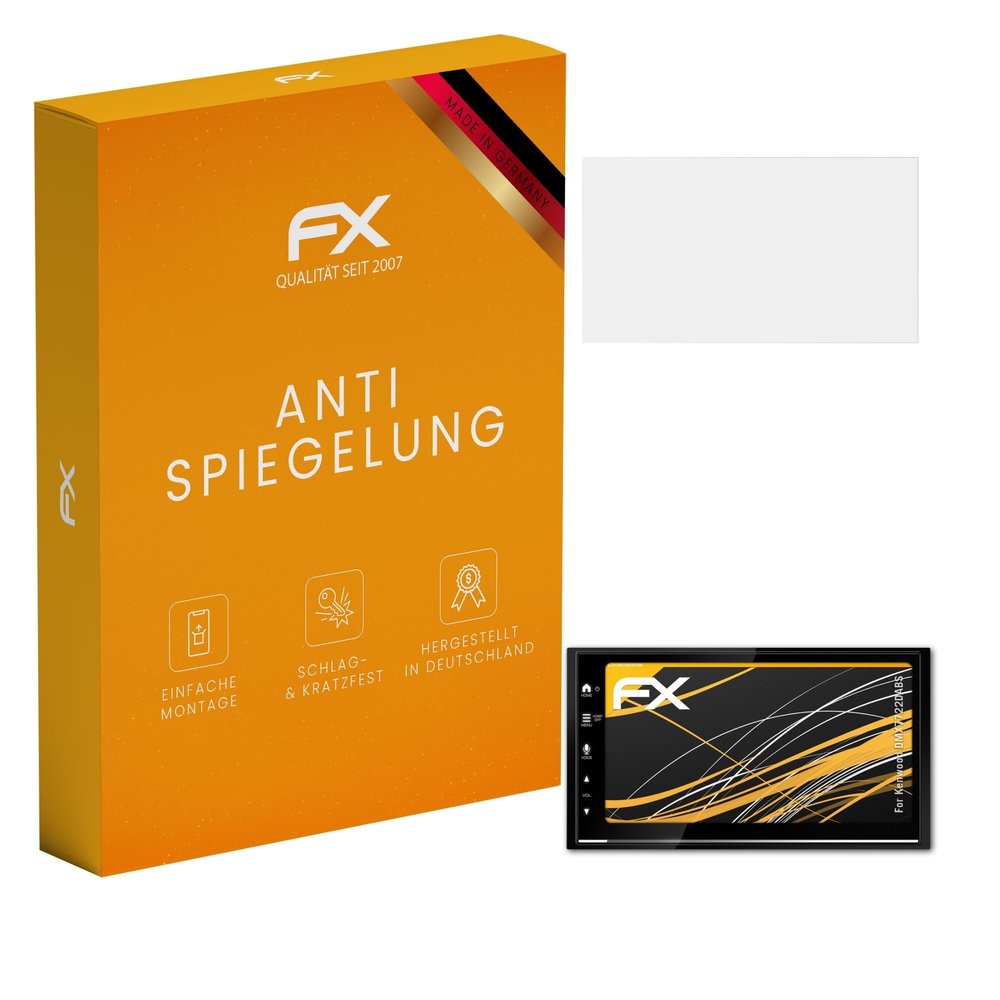 atFoliX Screen Protector compatible with Kenwood DMX7722DABS Screen Protection Film, anti-reflective and shock-absorbing FX Protector Film (3X)