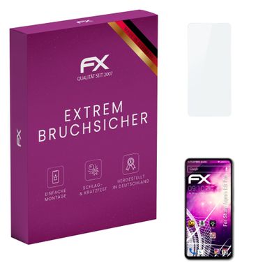 atFoliX Plastic Glass Protective Film compatible with Sharp Aquos R8 Pro, 9H Hybrid-Glass FX Screen Protector