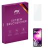atFoliX Plastic Glass Protective Film compatible with Sharp Aquos R8 Pro, 9H Hybrid-Glass FX Screen Protector view 1