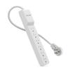 Belkin 6-Outlet Slimline Power Strip Surge Protector, 6ft Cord and Rotating Plug, 700 Joules, White & Wall Mount Surge Protector w/ 3 AC Multi Outlets & 2 USB Ports, 918 Joules view 3