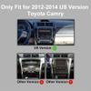 [2+64G] Android 13 Radio for Toyota Camry 2012 2013 2014 - Wireless Apple Carplay and Android Auto -10.1 inch Touchscreen Car Stereo with AHD Backup Camera, GPS/WiFi/Mirror Link/EQ/FM/RDS Radio view 2