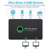 BlundleULXUUUN USB 3.0 Switch + KVM Switch HDMI, KVM Switch 1 Monitor for 2 Computer view 2