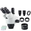 3.5X-90X Trinocular Stereo Microscope Lens Trinocular Industrial Microscope Lens 1X CTV Adapter Continuous Zoom Lens view 1