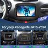 Android Car Radio for Jeep Renegade 2015-2020 with DSP, Wireless Apple Carplay and Android Auto 9 inch Touchscreen Stereo GPS WiFi SWC Sub + AHD Backup Camera 2+64G view 2