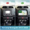 Android Car Radio for Jeep Renegade 2015-2020 with DSP, Wireless Apple Carplay and Android Auto 9 inch Touchscreen Stereo GPS WiFi SWC Sub + AHD Backup Camera 2+64G view 3