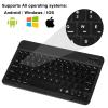 UX030 Lightweight Ergonomic Keyboard with Background RGB Light, Multi Device Slim Rechargeable Keyboard Bluetooth 5.1 and 2.4GHz Keyboard Compatible with Samsung Galaxy Tab A7 10.4 (2020) view 2