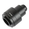1X C-Mount Trinocular Microscope Camera Adapter 42mm Microscope Mounting Interface 25mm Microscope Camera Interface view 3