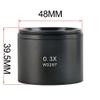 0.3X Stereo Microscope Microscope Lens 287mm Working Distance 48mm Installation Size view 2