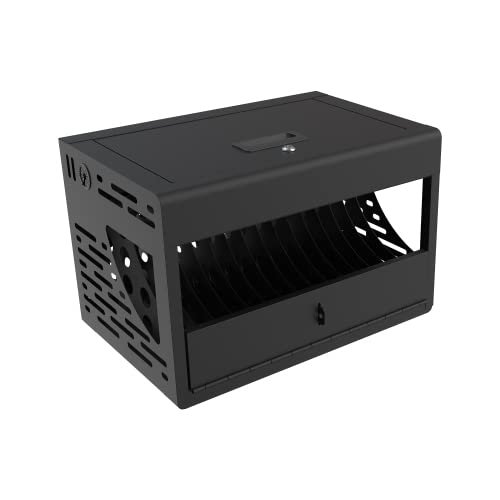 16 Bay Charging Cabinet for Laptop,Chromebook, Locking Charging Station (Black)