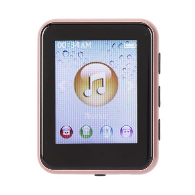 MP3 Bluetooth Player, HiFi Lossless 1.8 Inch High Resolution Player, Support Recording 8G MP3 Player with Speaker Electronic Book (Rose Gold)