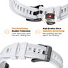 NotoCity Compatible Fenix 5 Band 22mm Width Soft Silicone Watch Strap for Fenix 5 Plus/Fenix 6/Fenix 6 Pro/Fenix 7/exip/Forerunner 935/945/Approach S60/Quatix 5(White) view 3