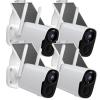 Rraycom Solar Camera Security Outdoor, Solar Powered WiFi System Surveillance Camera with 2K Color Night Vision, 2 Way Talk, Spotlight & Siren, Compatible with Alexa, BW4PLUS-SP, BW4P-SP-W-4PC view 1