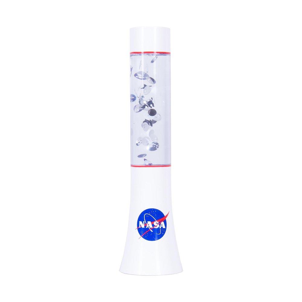 Fizz Creations NASA Inspired Space Flow Light. 13.2 inches Tall Mood Light Featuring Foil Space Icons. USB Powered with Included Cable. NASA Space Inspired Merchandise