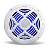 ATG Audio 6.5" RGB 2Way Marine Speakers  160 W Peak / 65 W RMS, WaterResistant Poly Cone + PEI Tweeter, Includes RGB Controller & Grilles (White, Pair) - ATG6.5MRGB-W view 2